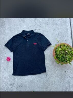 Black Independent Truck co. Skate brand w/ polo shirt design